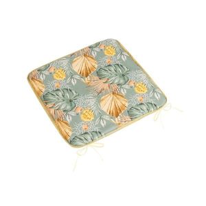 Bellatex Sedák Adéla hladký Monstera, ruže žltá, 40 x 40 cm vyobraziť