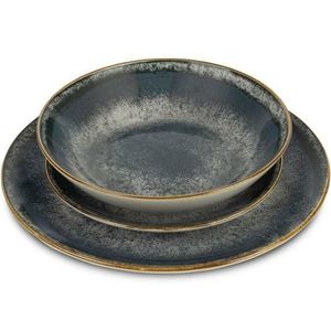 BerlingerHaus 18dielna súprava tanierov Aspen, sivá vyobraziť