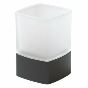 GEDY 549814 Lounge pohár na postavenie, čierna mat vyobraziť