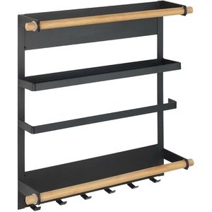 Wenko Nástenný kuchynský organizér Magna, čierna vyobraziť