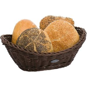 Westmark Oválny košík 23, 5 x 18 x 6/8 cm, hnedá vyobraziť