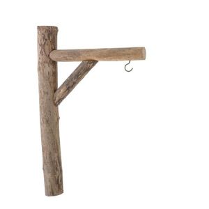 Drevený nástenný hák hnedá, 40 cm vyobraziť