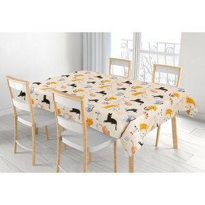 Bellatex Obrus ​​Adela Mačička žltá, 100 x 100 cm, 100 x 100 cm vyobraziť