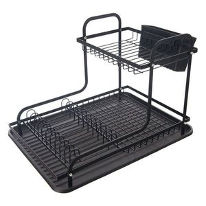 Orion Drôtený odkvapkávač s táckou Radka, 2 poschodia, 42, 5 x 32 x 29 cm vyobraziť