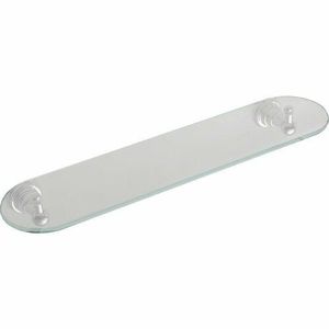 SAPHO 1317-15 Diamond sklenená polica, strieborná vyobraziť