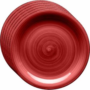 Mäser Súprava 6 dezertných tanierov Bel Tempo, 19, 5 cm, červená vyobraziť