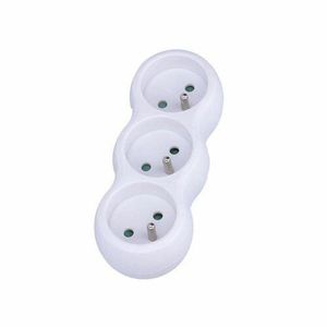 Solight Rozbočovač, 3x 10 A, biely vyobraziť