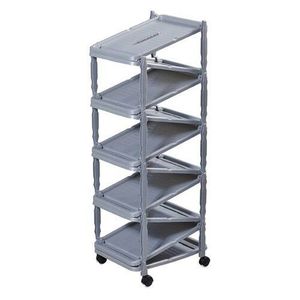 Stojan na topánky Zip 10 sivá, 36 x 30 x 94 cm vyobraziť