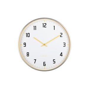 Karlsson 5969BY dizajnové nástenné hodiny žlté, priemer 40 cm vyobraziť