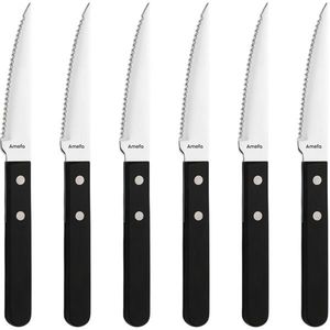 Amefa 6-dielna súprava steakových nožov Pizza vyobraziť