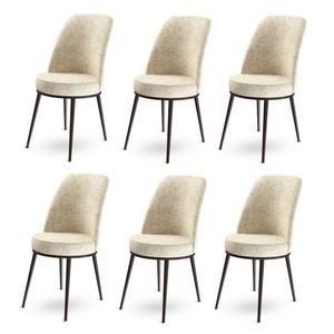 Súprava jedálenských stoličiek Dexa Cream, 6 ks, 6 ks vyobraziť