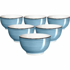Mäser Súprava 6 misiek Bel Tempo 14 cm, modrá vyobraziť