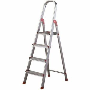 Rolser Hliníkové schodíky pre profesionálne použitie Unica, 4 stupne, 4 stupne vyobraziť