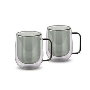 Lamart LT9123 2-dielna sada pohárov Tea Vaso, 250 ml, čierna vyobraziť
