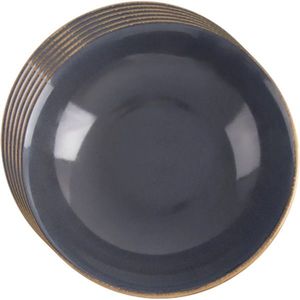 Orion Súprava keramických hlbokých tanierov Glaze sivá 20, 5 cm, 6 ks vyobraziť