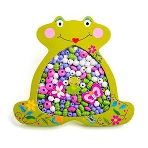 Woody Navliekacie korálky v krabičke Žabka vyobraziť