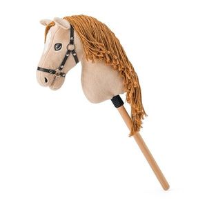 Faunica Hobby horse Gracia, béžová kobyla na tyči, povrázková hriva vyobraziť