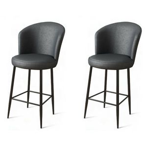 Súprava barových stoličiek Uras Anthracite, 2 ks, 2 ks vyobraziť
