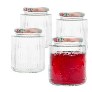 Altom Zavárací pohár s viečkom a etiketou 450 ml, 4 ks, 450 ml vyobraziť