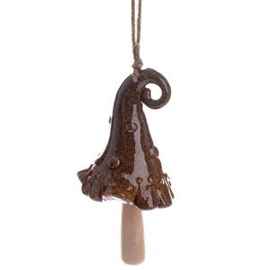 Keramický zvonček Klobúk hnedá, 38 x 9 cm vyobraziť