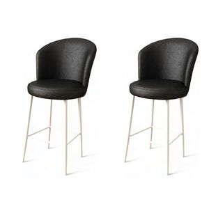 Súprava barových stoličiek Uras Black and White, 2 ks, 2 ks vyobraziť