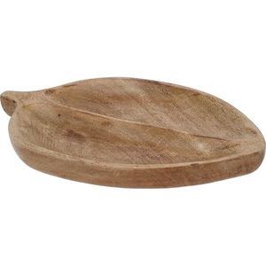 Dekoračný podnos v tvare listu Mango, 27 x 17 cm vyobraziť