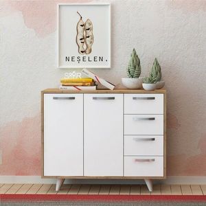 Skrinka Waga Oak and White vyobraziť