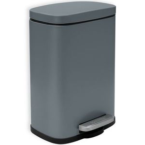 Spirella Pedálový odpadkový kôš Akira 5 l, matná sivá vyobraziť