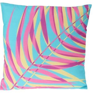 Vankúšik Leaf modrá, 45 x 45 cm vyobraziť