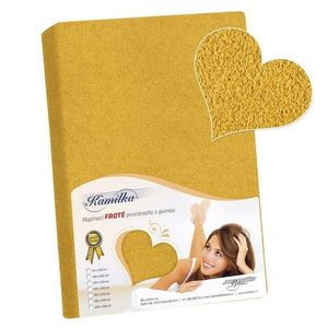 Bellatex Froté prestieradlo Kamilka horčicová, 120 x 200 cm vyobraziť