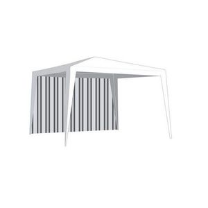 Bočnice záhradného stanu bez okna - pruhy vyobraziť