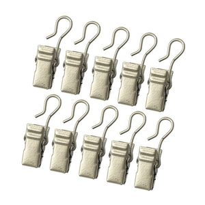 SP TREND Háčiky so žabičkou kovové, 10 ks, strieborné satén vyobraziť