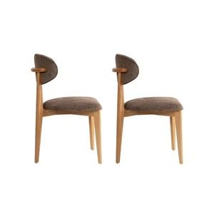 Súprava jedálenských stoličiek Lionte Brown and Light Oak, 2 ks vyobraziť