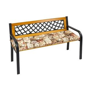 Bellatex Sedák na lavicu prešívaný Káva, 40 x 150 cm vyobraziť