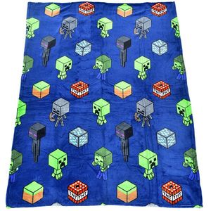Carbotex Detská deka Minecraft Mob Monster, 130 x 170 cm vyobraziť