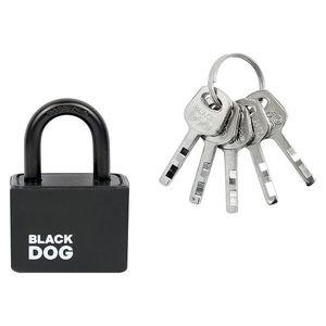 Oceľový visiaci zámok RV.BLACKDOG.30 vyobraziť