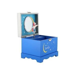 Teddies Hracia skrinka so šperkovnicou Jednorožec, 12, 5 x 10, 5 x 10 cm vyobraziť