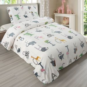 Jahu Obliečky mikroplyš ABCD, 140 x 200 cm, 70 x 90 cm vyobraziť