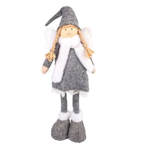 Textilný vianočný anjel, 60 cm, stojaci vyobraziť