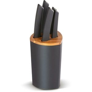 Kuchynský nôž čepeľ 20 cm - čierny vyobraziť