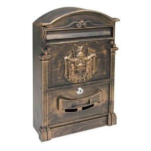 Poštovní schránka RICHTER BK301 ZLATÁ, HNĚDÁ, ČERNÁ Zlatá prášková vyobraziť