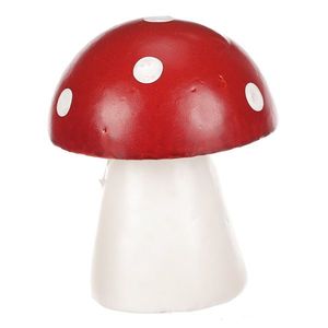 Huba Muchotrávka malá, plast, v. 8 cm, 8 cm vyobraziť