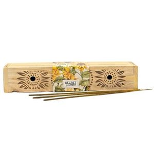 Arome Secret garden drevená krabička s vonnými tyčinkami Pure Bliss, 10 tyčiniek vyobraziť