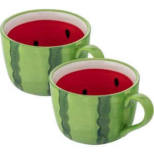 Altom Súprava keramických jumbo hrnčekov Tropicana melón 470 ml, 2 ks vyobraziť
