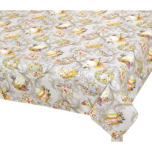 Bellatex Obrus Veľká noc Vajíčko sivá, 100 x 100 cm vyobraziť