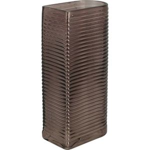 Sklenená váza Palmera sivá, 11 x 22, 5 x 6, 5 cm vyobraziť