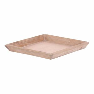 Drevená tácka Riaza hnedá, 26 x 26 x 3 cm vyobraziť