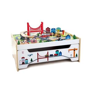 Hape Hrací stôl s úložným priestorom a vláčikodráhou vyobraziť