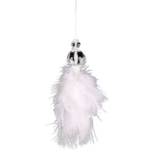 Závesný anjelik z peria, 17 cm vyobraziť