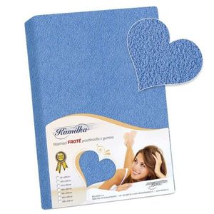 Bellatex Froté prestieradlo Kamilka modrá, 90 x 200 cm vyobraziť